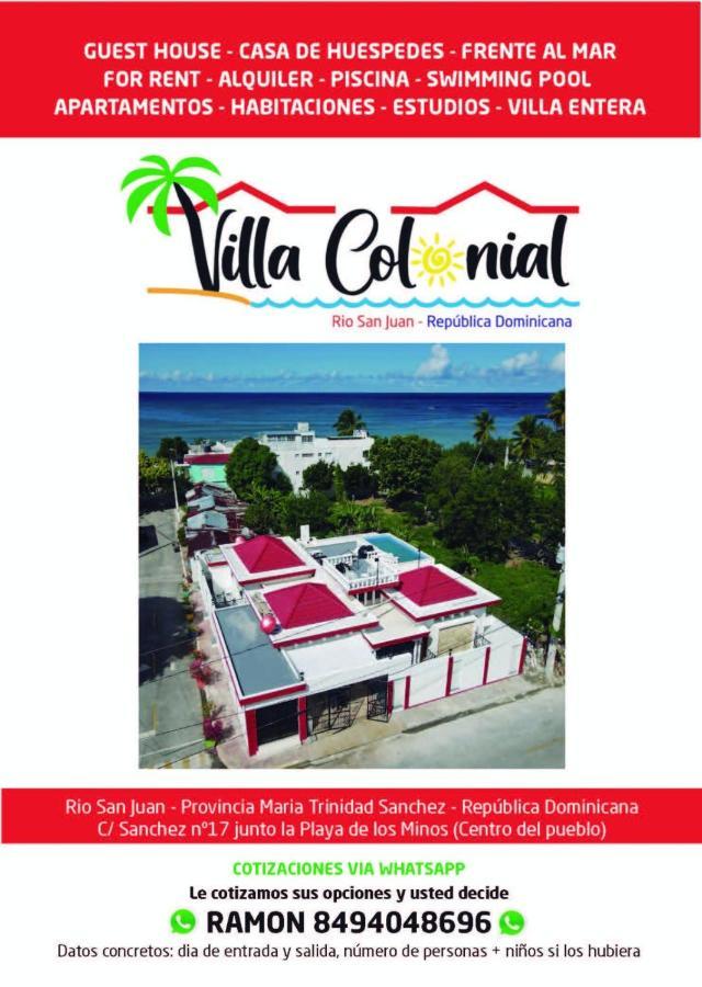 Vilaa Colonial Suite N 7, Basic Exterior Río San Juan Exterior foto